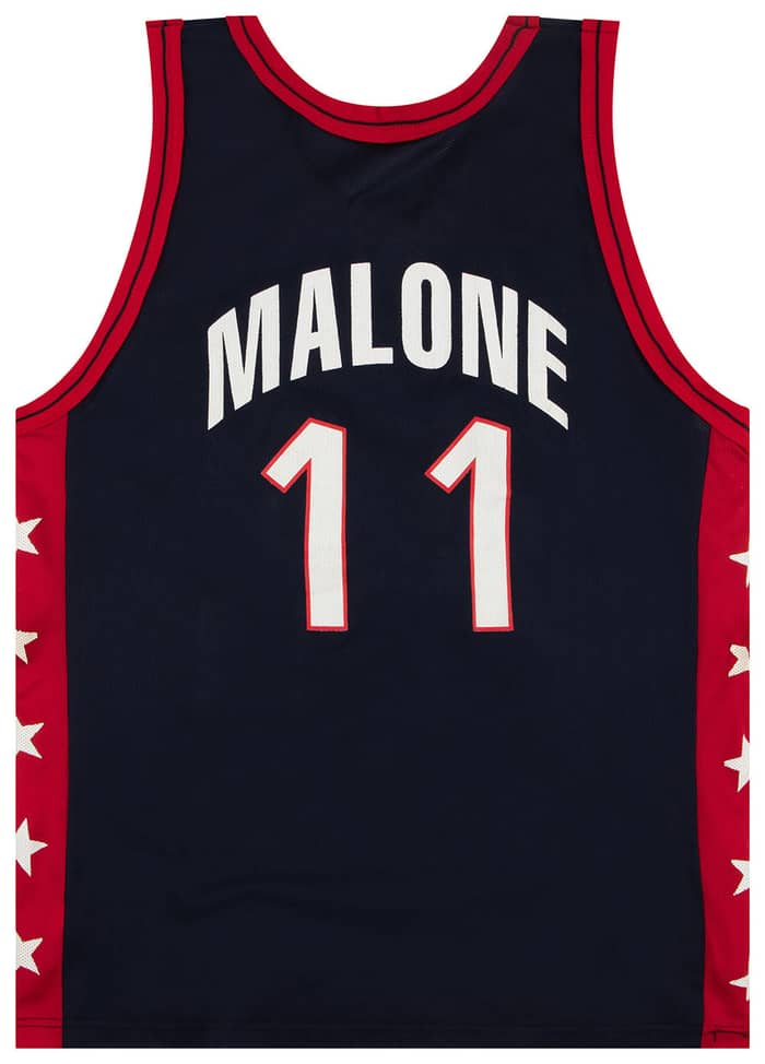 1996 USA Malone #11 Champion Jersey (Away) XL