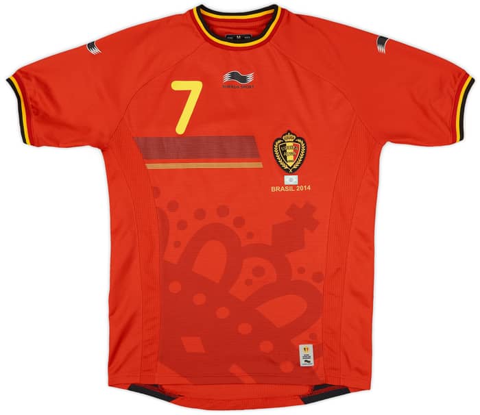 2014-15 Belgium Home Shirt De Bruyne #7 - 7/10 - (M)