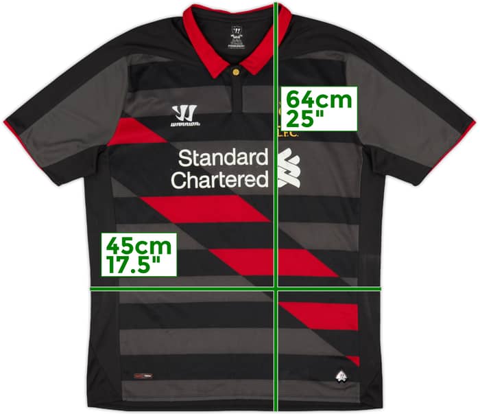 2014-15 Liverpool Third Shirt Gerrard #8 - 5/10 - (XL)