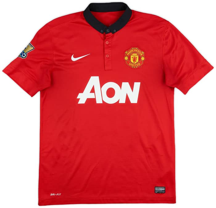 2013-14 Manchester United Home Shirt Chicharito #14 - 8/10 - (M)