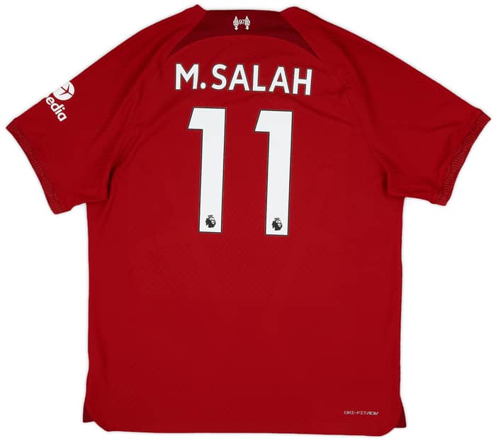2022-23 Liverpool Authentic Home Shirt M.Salah #11 - 10/10 - (XL)