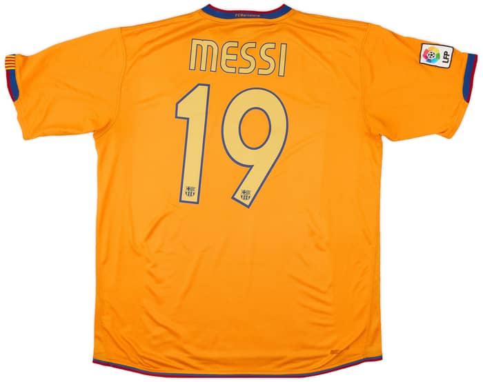2006-08 Barcelona Away Shirt Messi #19 - 6/10 - (XL)