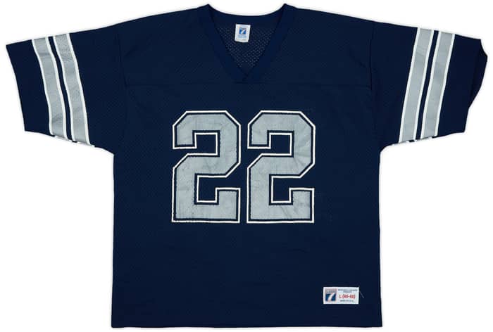 1992-94 Dallas Cowboys Smith #22 Logo 7 Away Jersey - 7/10 - (L)