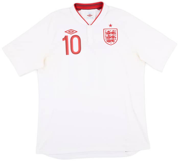 2012-13 England Home Shirt Rooney #10 - 9/10 - (L)
