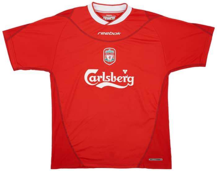 2002-04 Liverpool Home Shirt Gerrard #17 - 6/10 - (M)