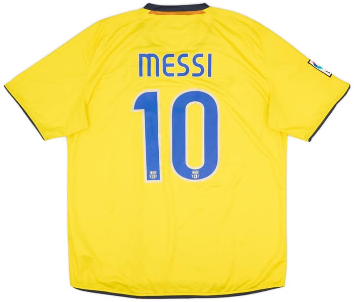 2008-10 Barcelona Away Shirt Messi #10 - 7/10 - (XL)