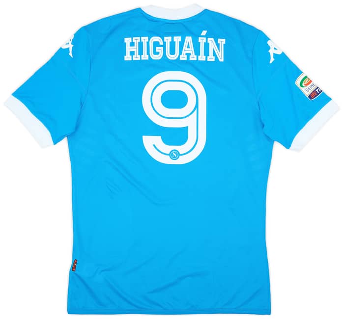 2015-16 Napoli Authentic Home Shirt Higuain #9 (3XL)