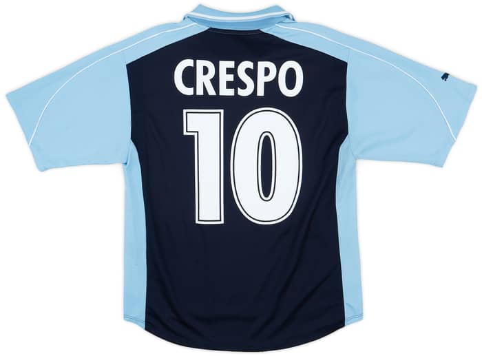 2001-02 Lazio European Away Shirt Crespo #10 - 6/10 - (M)