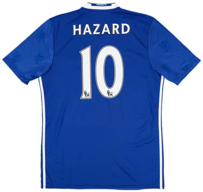 2016-17 Chelsea Player Issue FA Cup Final Home Shirt Hazard #10 (L/XL)