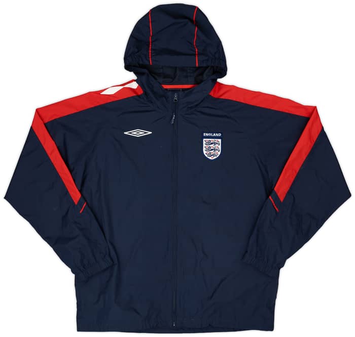 2007-09 England Umbro Hooded Rain Jacket - 8/10 - (L)