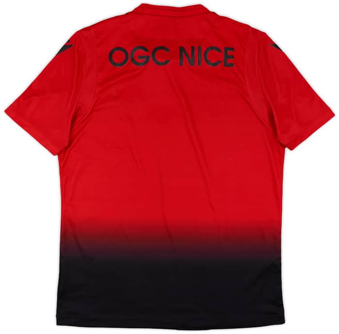 2020-21 OGC Nice Macron Training Shirt - 9/10 - (L)