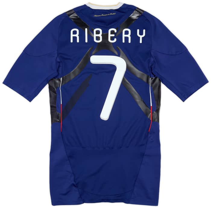 2009-10 France Player Issue Techfit Home Shirt Ribery #7 - 8/10 - (S)