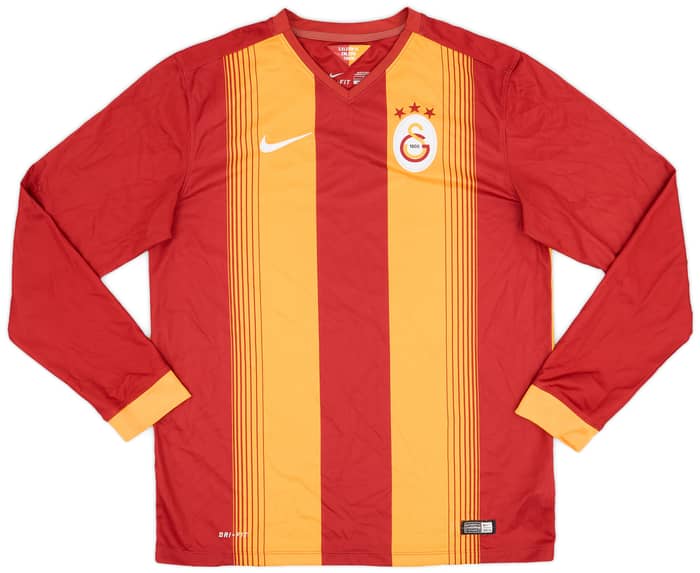 2014-15 Galatasaray Home L/S Shirt - 9/10 - (L)
