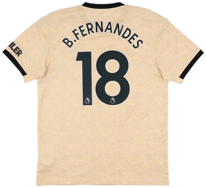 2019-20 Manchester United Away Shirt B.Fernandes #18 - 9/10 - (L)