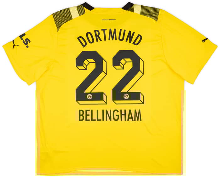 2022-23 Dortmund European Home Shirt Bellingham #22 - 8/10 - (3XL)