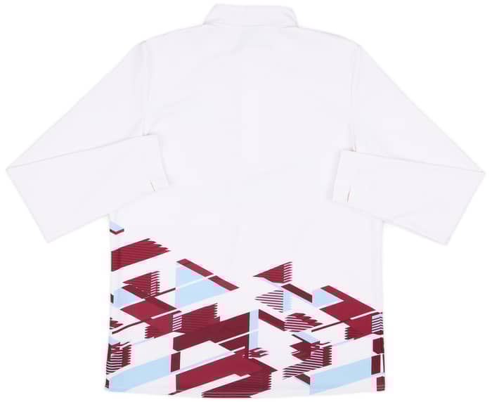 2023-24 West Ham Player Issue 1/4 Zip Training Top - 9/10 - (L)