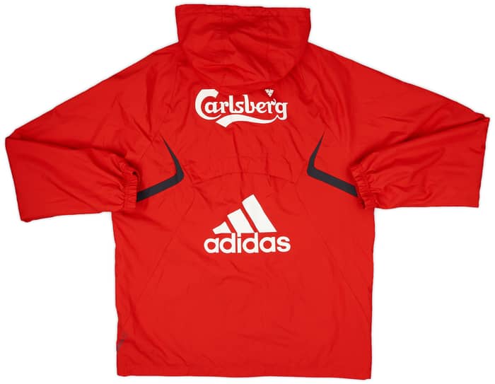 2009-10 Liverpool adidas Hooded Rain Jacket - 8/10 - (M)