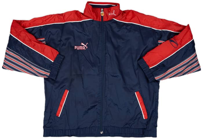 1997-98 Atletico Madrid Puma Track Jacket - 9/10 - (L)