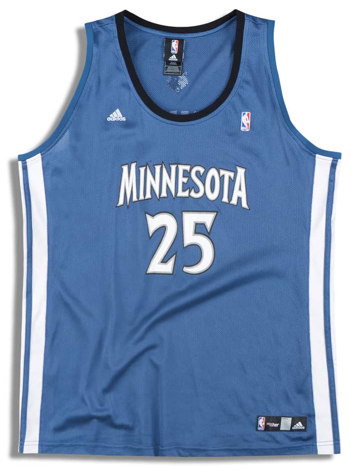 2010 Minnesota Timberwolves Jefferson #25 adidas Jersey (Away) Womens (XXL)