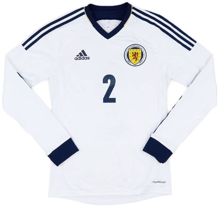 2012-14 Scotland Authentic Away L/S Shirt #2 - 7/10 - (S)