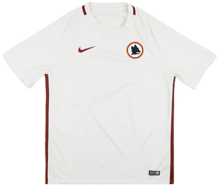 2016-17 Roma Away Shirt Dzeko #9 - 6/10 - (L)