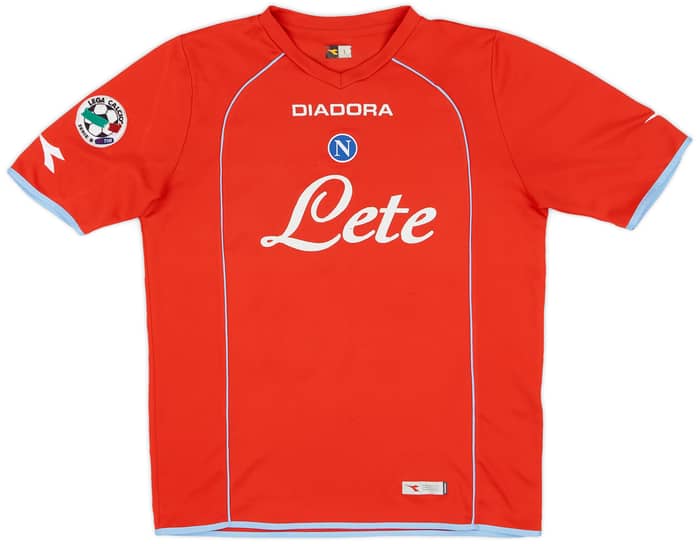 2006-07 Napoli Match Issue Third Shirt De Zerbi #20