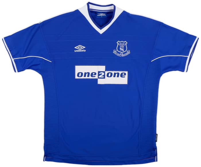 1999-00 Everton Home Shirt Moore #23 - 8/10 - (XL)