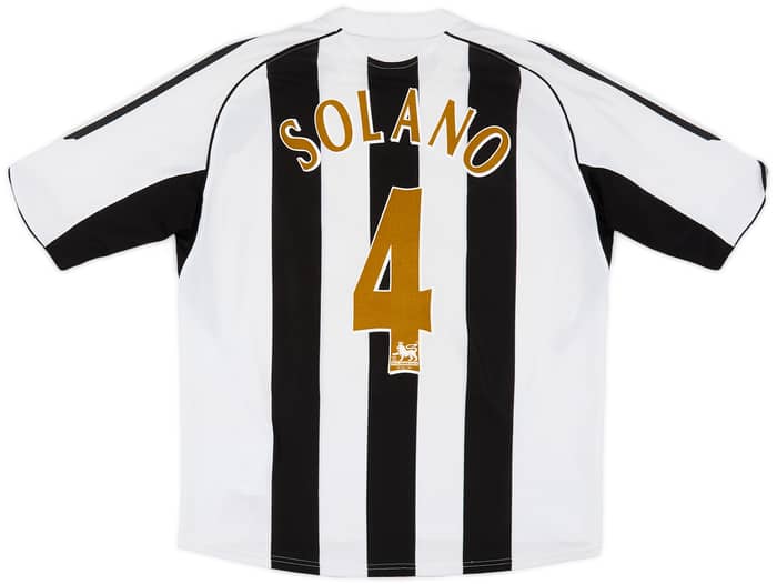 2005-07 Newcastle Home Shirt Solano #4 - 7/10 - (L)