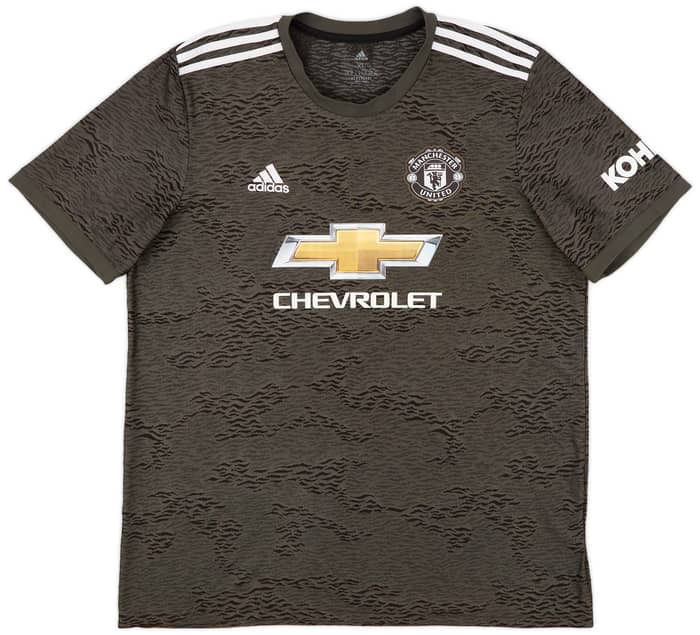 2020-21 Manchester United Away Shirt B.Fernandes #18 - 9/10 - (XL)