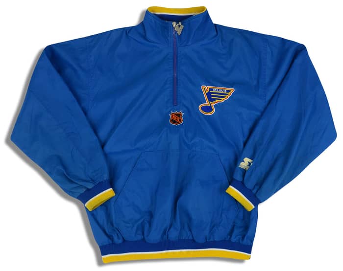 1990s St. Louis Blues Starter Half-Zip Pullover Jacket S