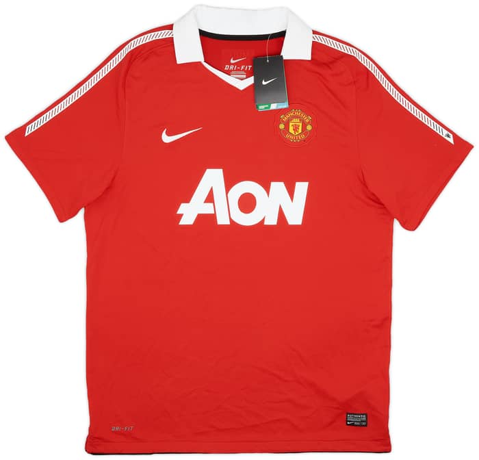 2010-11 Manchester United Home Shirt Carrick #16 (L)