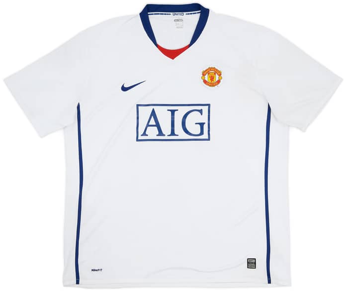 2008-10 Manchester United Away Shirt Vidic #15 - 6/10 - (XXL)