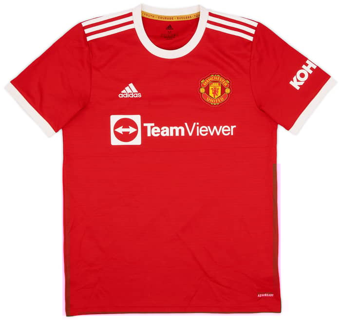 2021-22 Manchester United Home Shirt Rashford #10 - 9/10 - (M)