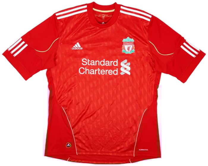 2010-12 Liverpool Home Shirt Gerrard #8 - 6/10 - (L)