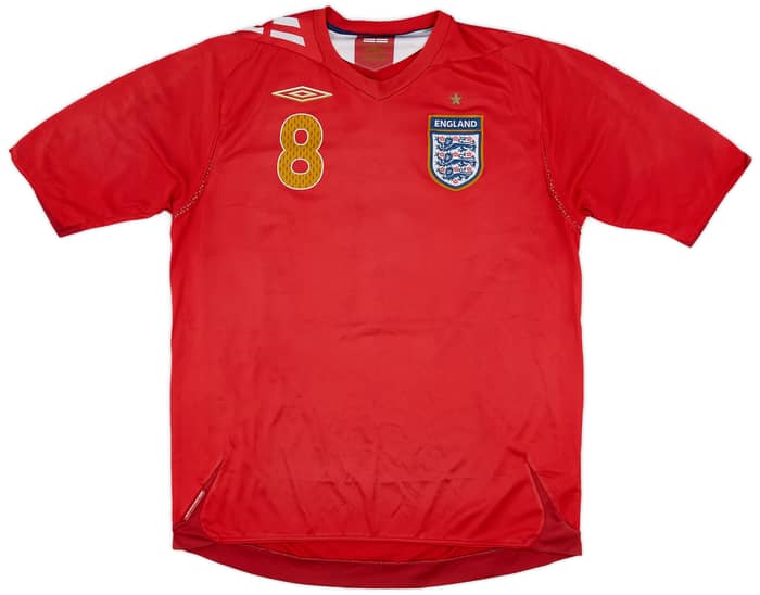 2006-08 England Away Shirt Lampard #8 - 5/10 - (L)