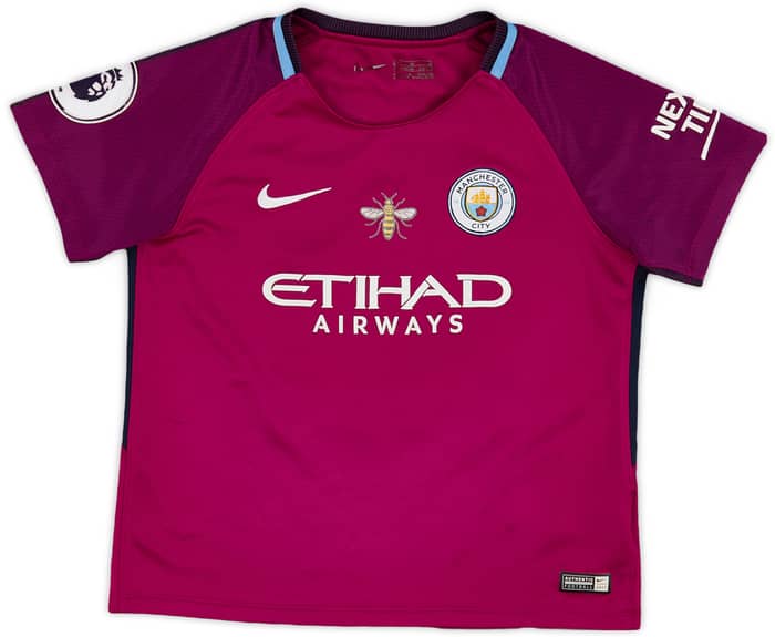2017-18 Manchester City Away Shirt Silva #21 - 6/10 - (5-6 Years)