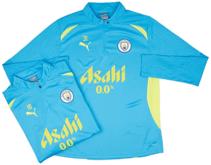 2024-25 Manchester City Player Issue 1/4 Zip Training Top # - 9/10 - (XL)