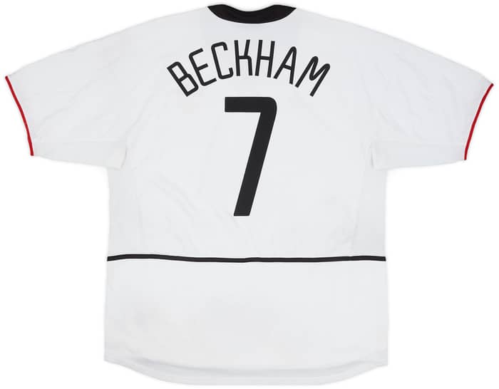 2002-03 Manchester United Away Shirt Beckham #7 - 6/10 - (XL)