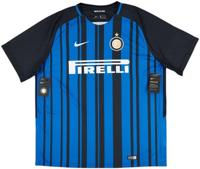 2017-18 Inter Milan Home Shirt Candreva #87 (XXL)