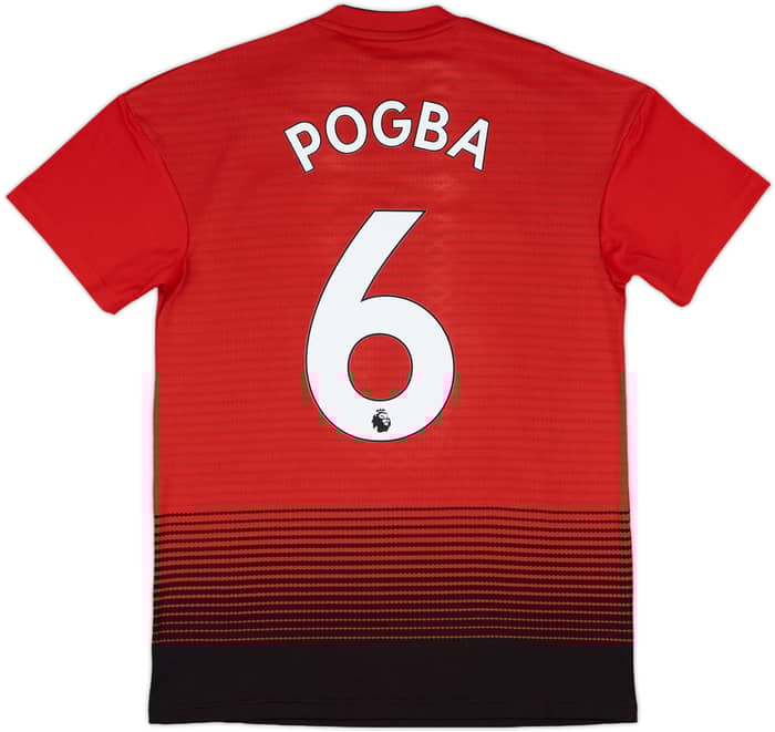 2018-19 Manchester United Home Shirt Pogba #6 (S)