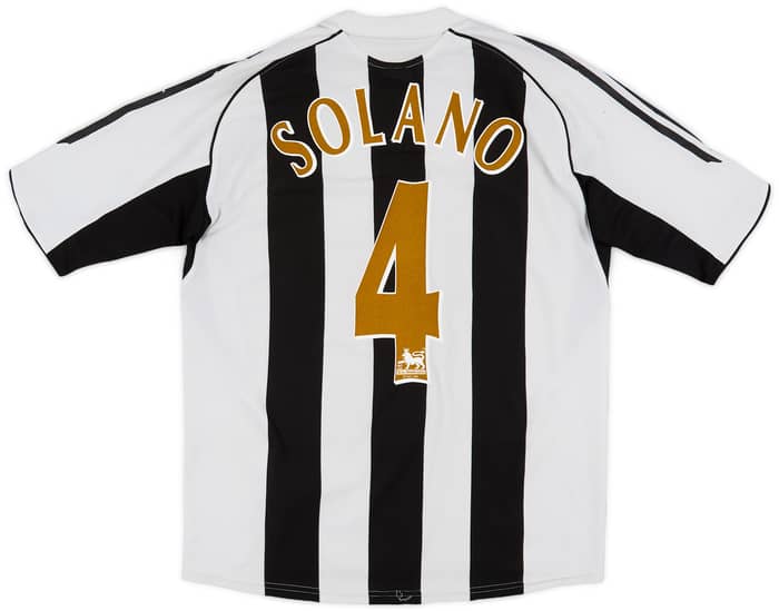2005-07 Newcastle Home Shirt Solano #4 - 6/10 - (M)