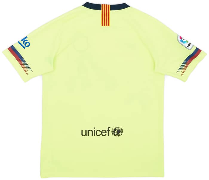 2018-19 Barcelona Away Shirt - 8/10 - (XL.Boys)