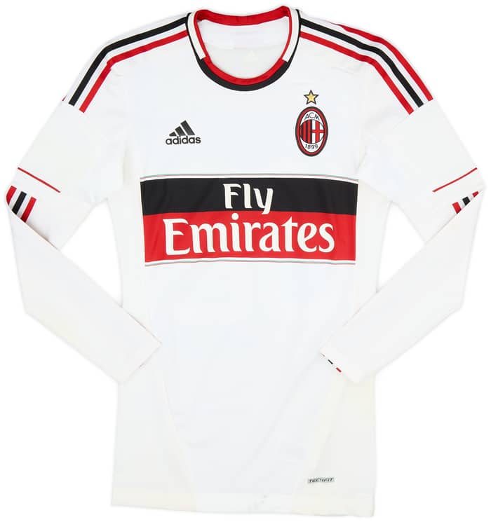 2012-13 AC Milan Authentic Away L/S Shirt El Shaarawy #92 - 5/10 - (M/L)