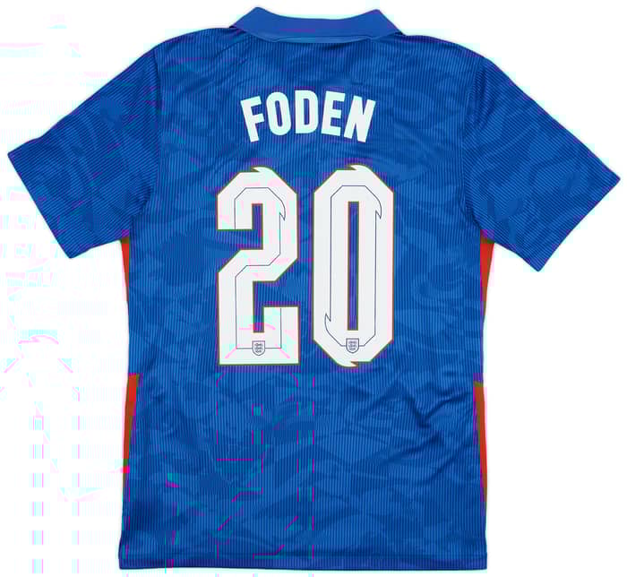 2020-21 England Away Shirt Foden #20 - 10/10 - (S)