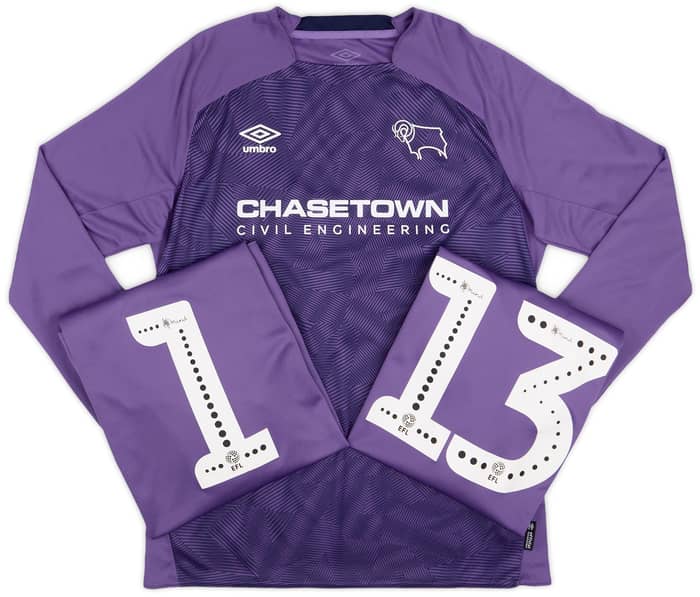 2018-19 Derby County U-21 Player Issue GK Shirt # - 9/10