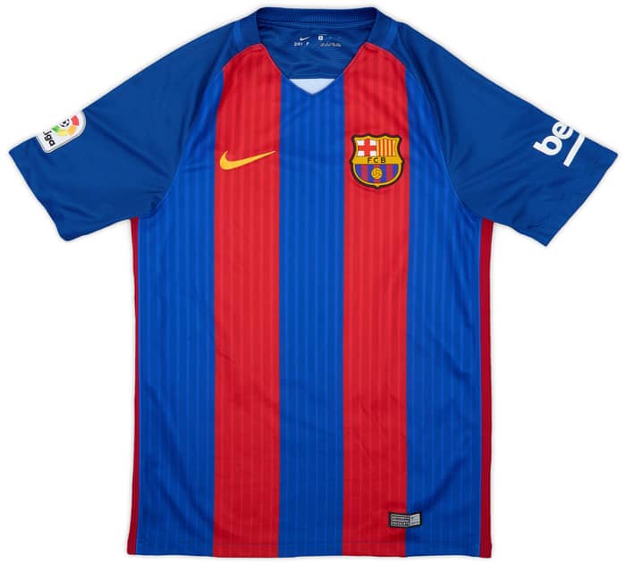 2016-17 Barcelona Home Shirt Messi #10 - 9/10 - (S)