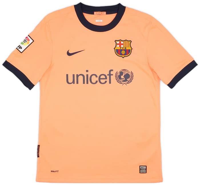 2009-10 Barcelona Away Shirt Messi #10 - 8/10 - (S)