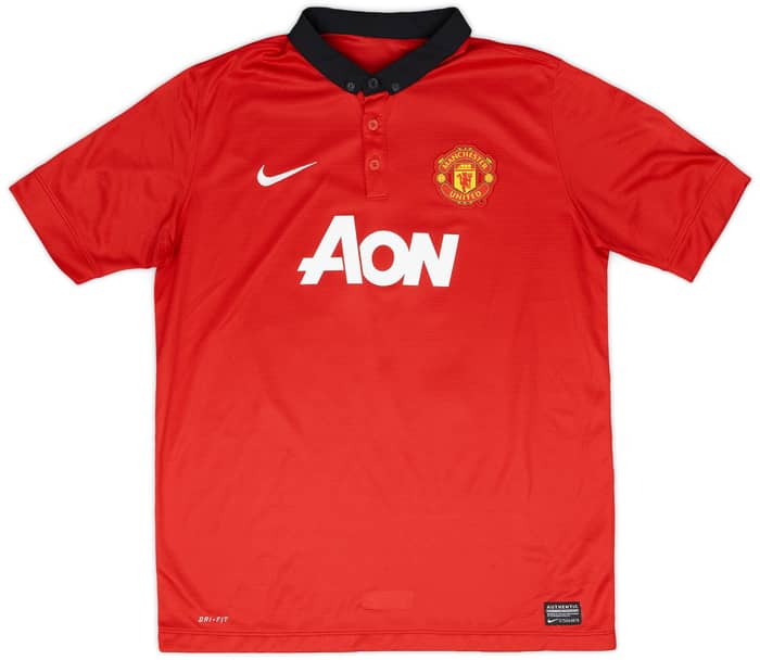 2013-14 Manchester United Home Shirt Kagawa #26 - 8/10 - (XL.Boys)