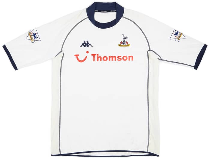 2003-04 Tottenham Match Issue Signed Home Shirt Redknapp #15