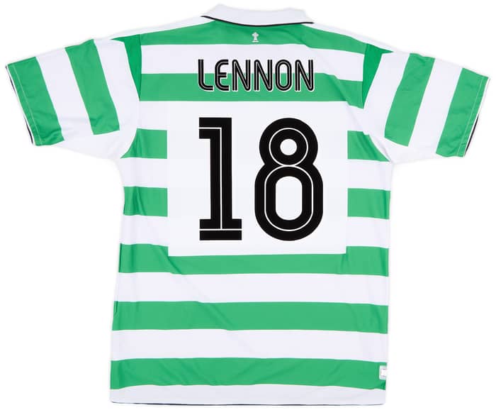2004-05 Celtic Home Shirt Lennon #18 - 9/10 - (L)